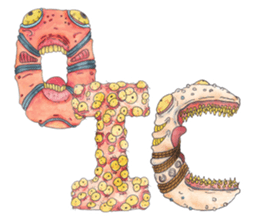 Monster ABC's sticker #13461841