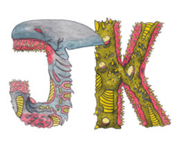 Monster ABC's sticker #13461844