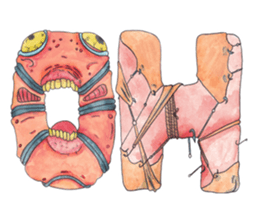 Monster ABC's sticker #13461847