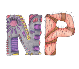 Monster ABC's sticker #13461848