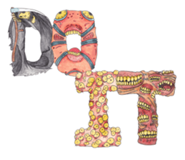 Monster ABC's sticker #13461849