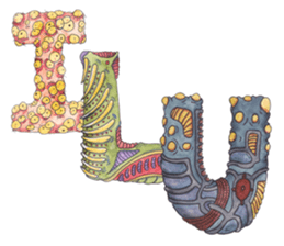 Monster ABC's sticker #13461850