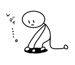 Stick man 2 sticker #13462020