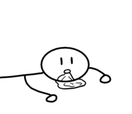 Stick man 2 sticker #13462038