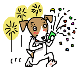 Jack dog 8 (The pink volume) sticker #13462227