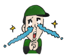 Sticker baseball is fun. sticker #13462247