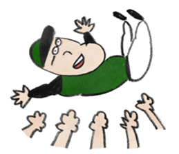 Sticker baseball is fun. sticker #13462248