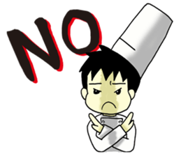 Conversation of chef sticker #13462391