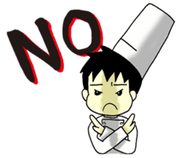Conversation of chef sticker #13462391