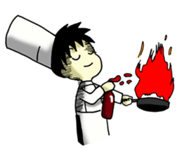 Conversation of chef sticker #13462409