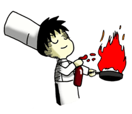 Conversation of chef sticker #13462409