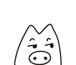 Pig vertebrae sticker #13462673