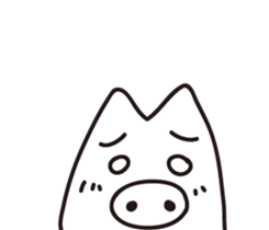 Pig vertebrae sticker #13462680