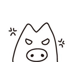 Pig vertebrae sticker #13462689