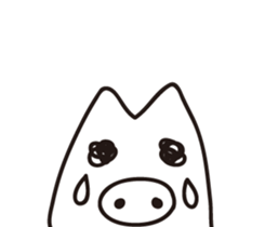 Pig vertebrae sticker #13462696