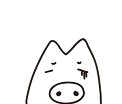 Pig vertebrae sticker #13462699