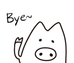 Pig vertebrae sticker #13462703