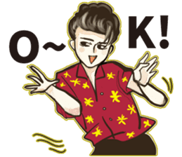 Various Poses and Expressions of "Ok" sticker #13463135