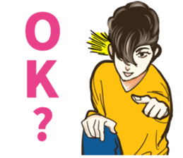 Various Poses and Expressions of "Ok" sticker #13463138