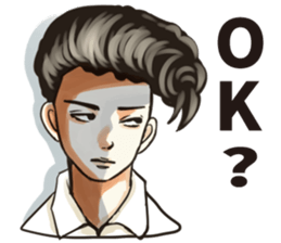 Various Poses and Expressions of "Ok" sticker #13463142