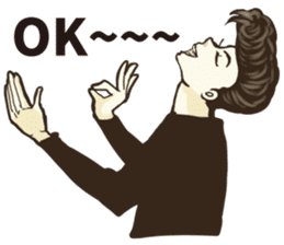 Various Poses and Expressions of "Ok" sticker #13463145