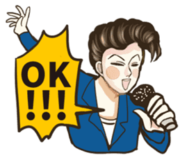 Various Poses and Expressions of "Ok" sticker #13463147