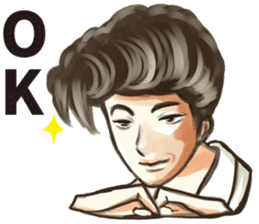 Various Poses and Expressions of "Ok" sticker #13463158