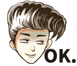 Various Poses and Expressions of "Ok" sticker #13463159