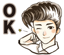 Various Poses and Expressions of "Ok" sticker #13463160