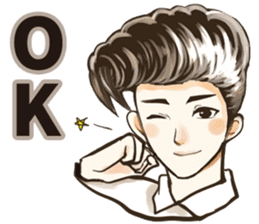 Various Poses and Expressions of "Ok" sticker #13463160