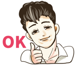 Various Poses and Expressions of "Ok" sticker #13463161