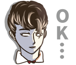Various Poses and Expressions of "Ok" sticker #13463162