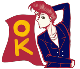 Various Poses and Expressions of "Ok" sticker #13463165