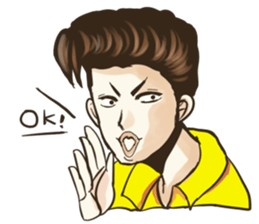 Various Poses and Expressions of "Ok" sticker #13463167