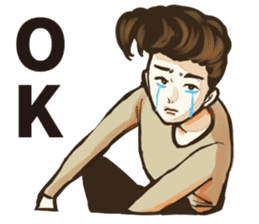 Various Poses and Expressions of "Ok" sticker #13463171