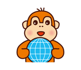 Orangutan colon-chan4_Going out sticker #13463510