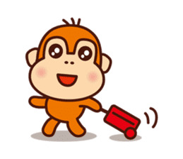 Orangutan colon-chan4_Going out sticker #13463511