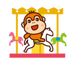 Orangutan colon-chan4_Going out sticker #13463515