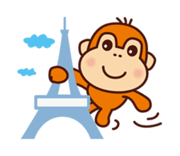 Orangutan colon-chan4_Going out sticker #13463516