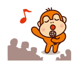 Orangutan colon-chan4_Going out sticker #13463518