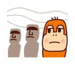 Orangutan colon-chan4_Going out sticker #13463520