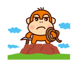Orangutan colon-chan4_Going out sticker #13463521