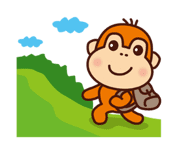 Orangutan colon-chan4_Going out sticker #13463525