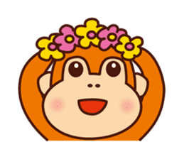 Orangutan colon-chan4_Going out sticker #13463528