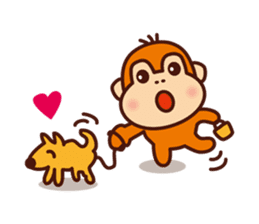 Orangutan colon-chan4_Going out sticker #13463532