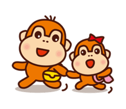Orangutan colon-chan4_Going out sticker #13463534