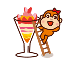 Orangutan colon-chan4_Going out sticker #13463538