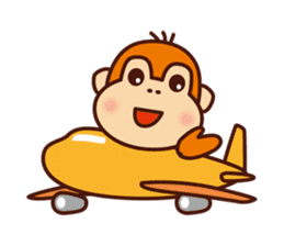 Orangutan colon-chan4_Going out sticker #13463543