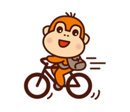 Orangutan colon-chan4_Going out sticker #13463546
