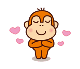 Orangutan colon-chan4_Going out sticker #13463548